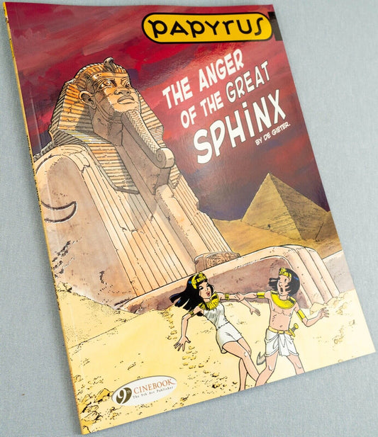 PAPYRUS Volume 5 - The Anger of the Great Sphinx Cinebook Paperback Comic Book by De Gieter