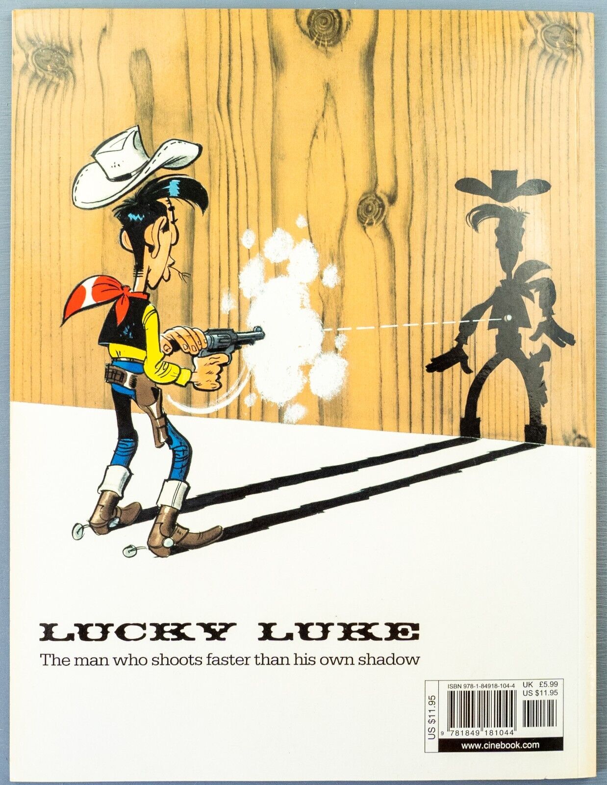 Lucky Luke Volume 32: Rails on the Prairie - Cinebook Paperback UK Comic Book