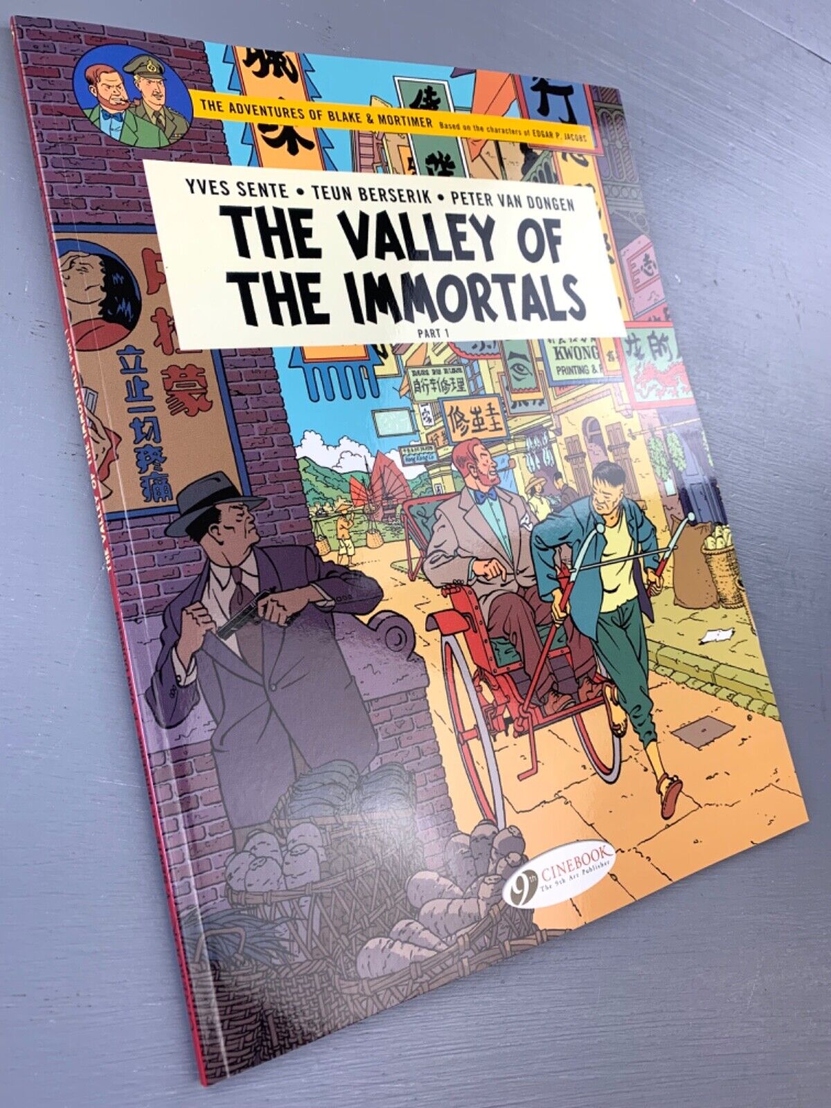 The Valley of Immortals Part 1 - Blake & Mortimer Comic Volume 25 - Cinebook UK Paperback Edition