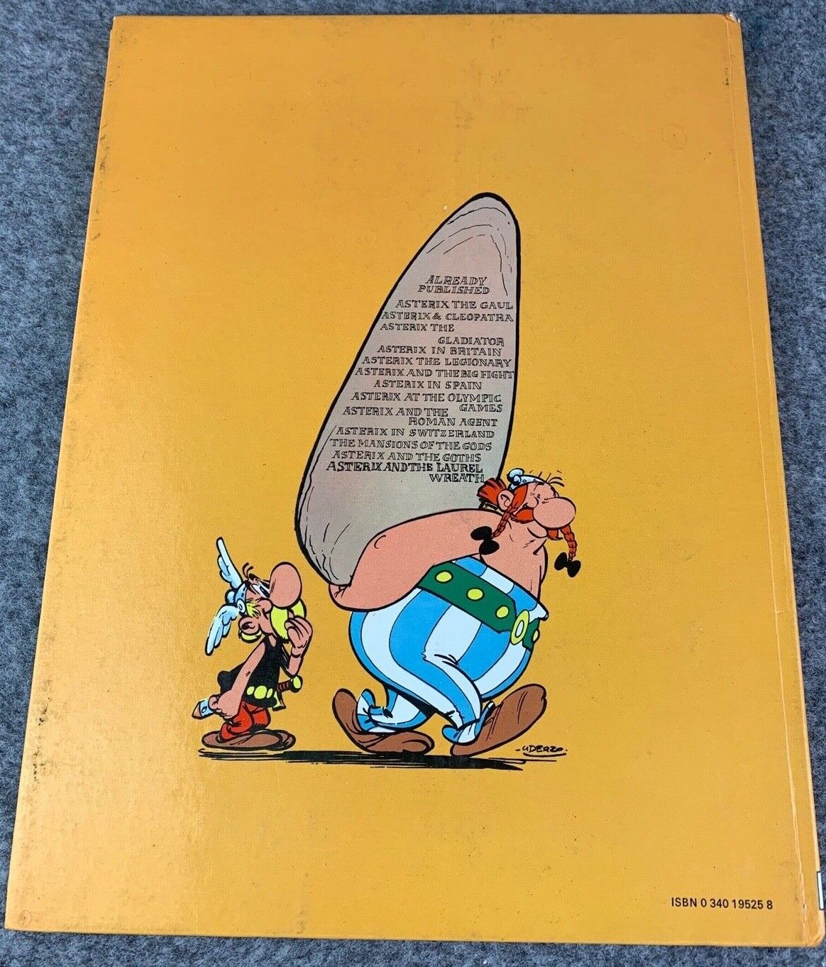 Asterix & the Soothsayer - 1975 Brockhampton 1st UK Edition Hardback Book EO Uderzo