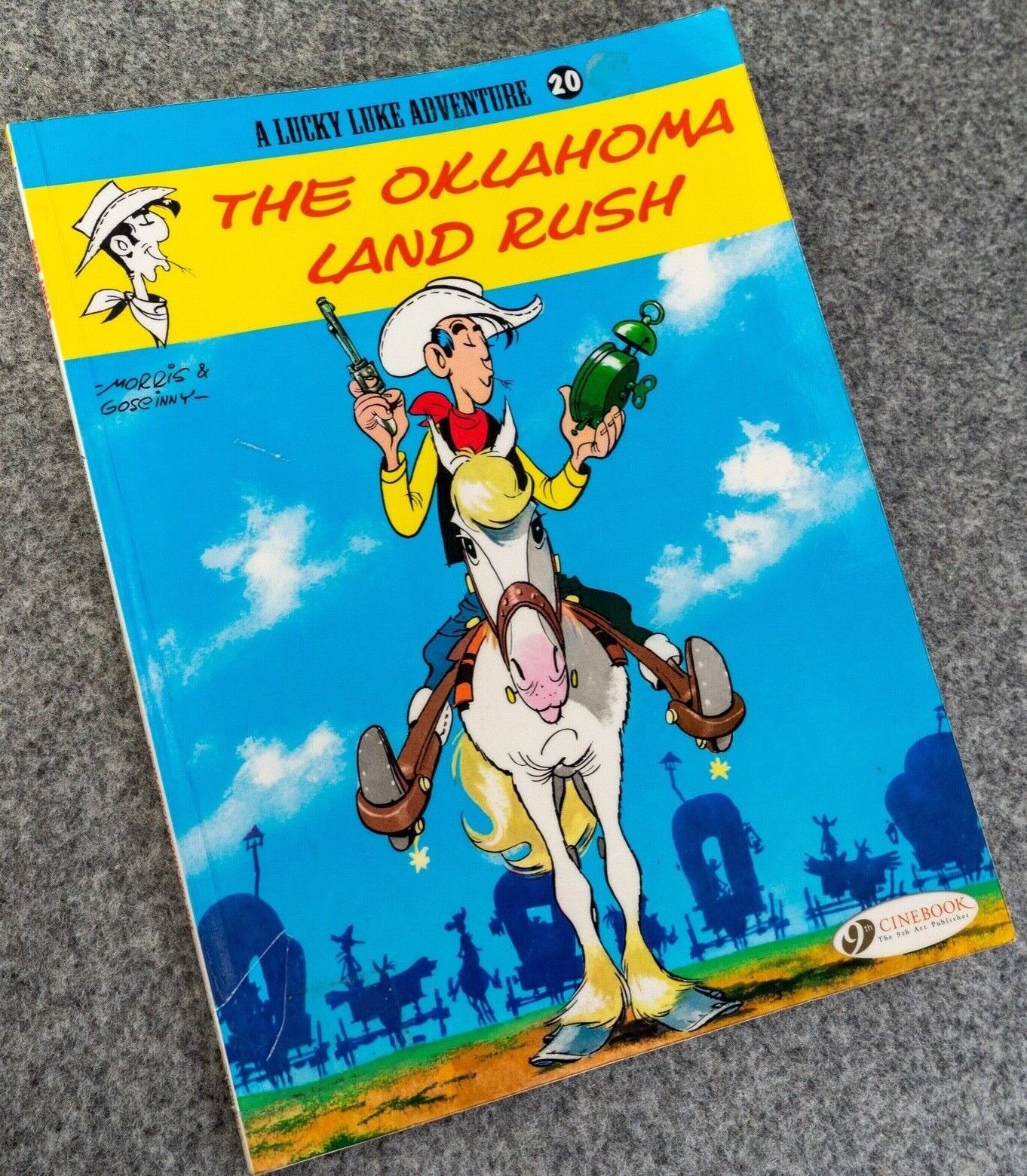 Lucky Luke Volume 20: The Oklahoma Land Rush - Cinebook Paperback UK Comic Book