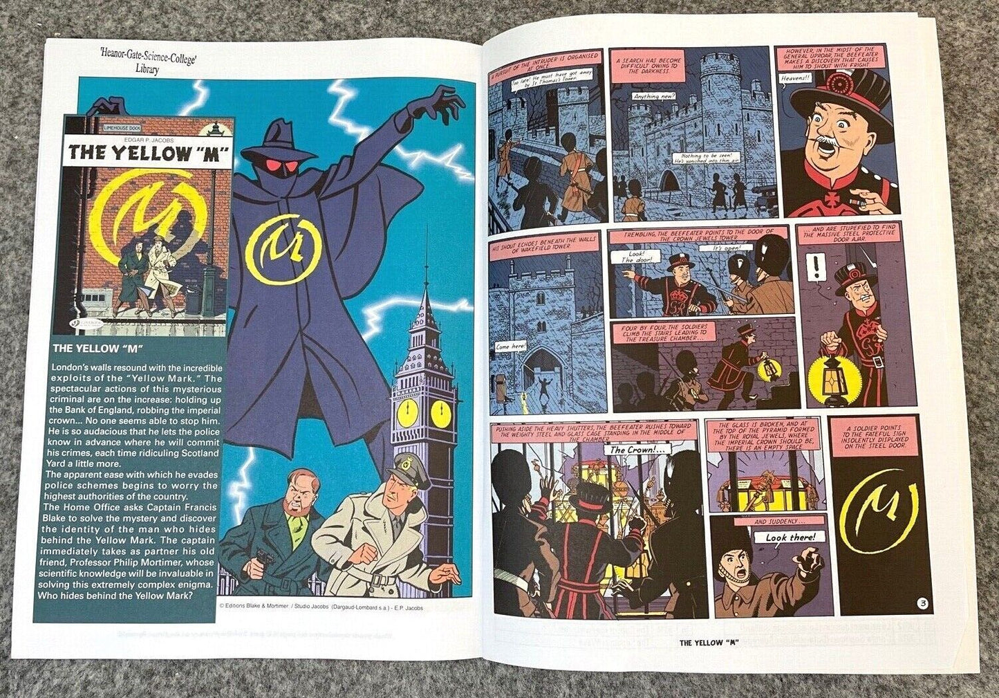 Mystery of the Great Pyramid Part 2 - Blake & Mortimer Comic Volume 3 - Cinebook UK Paperback Edition
