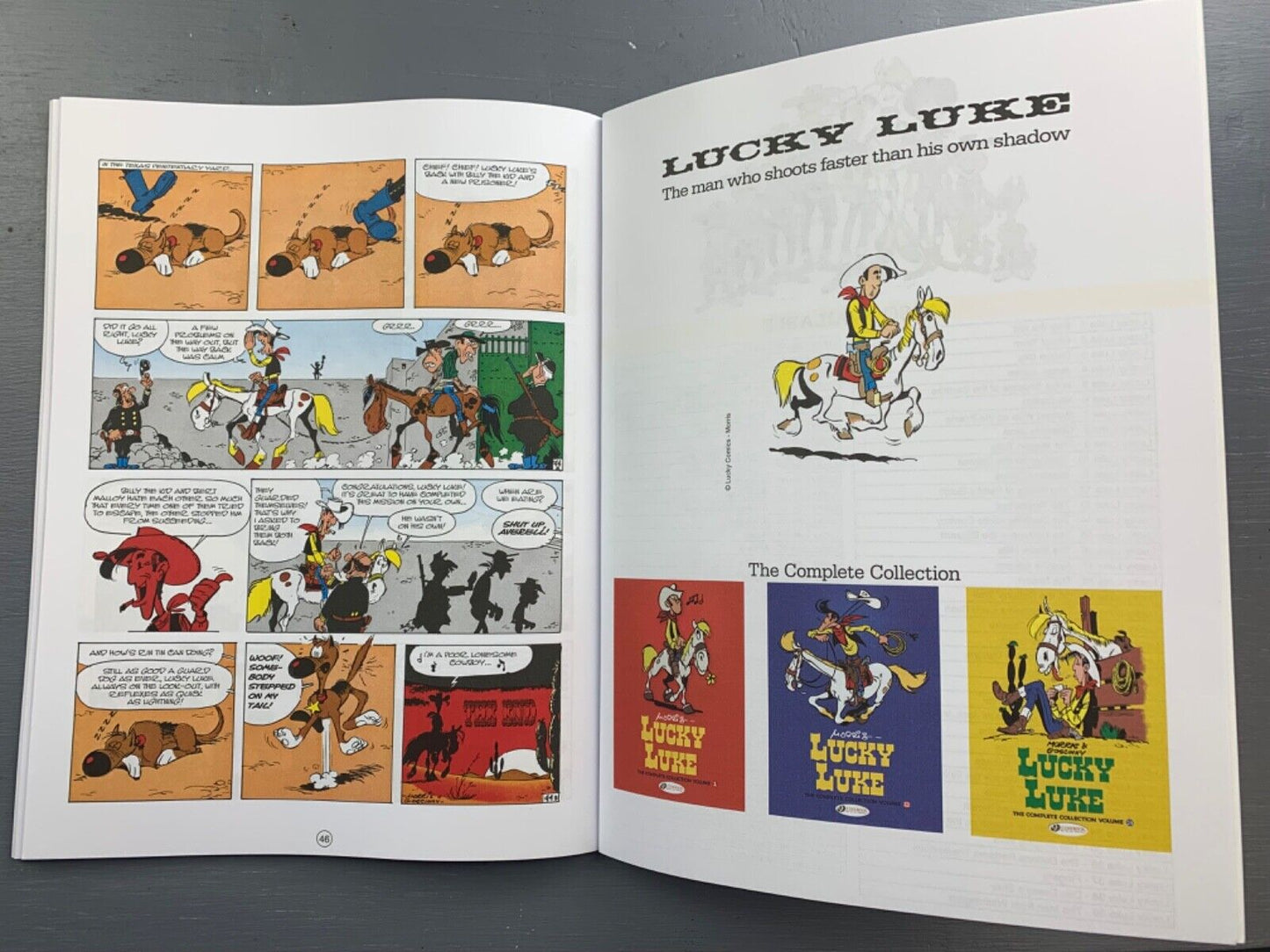18 The Escort Lucky Luke Cinebook Paperback UK Comic Book