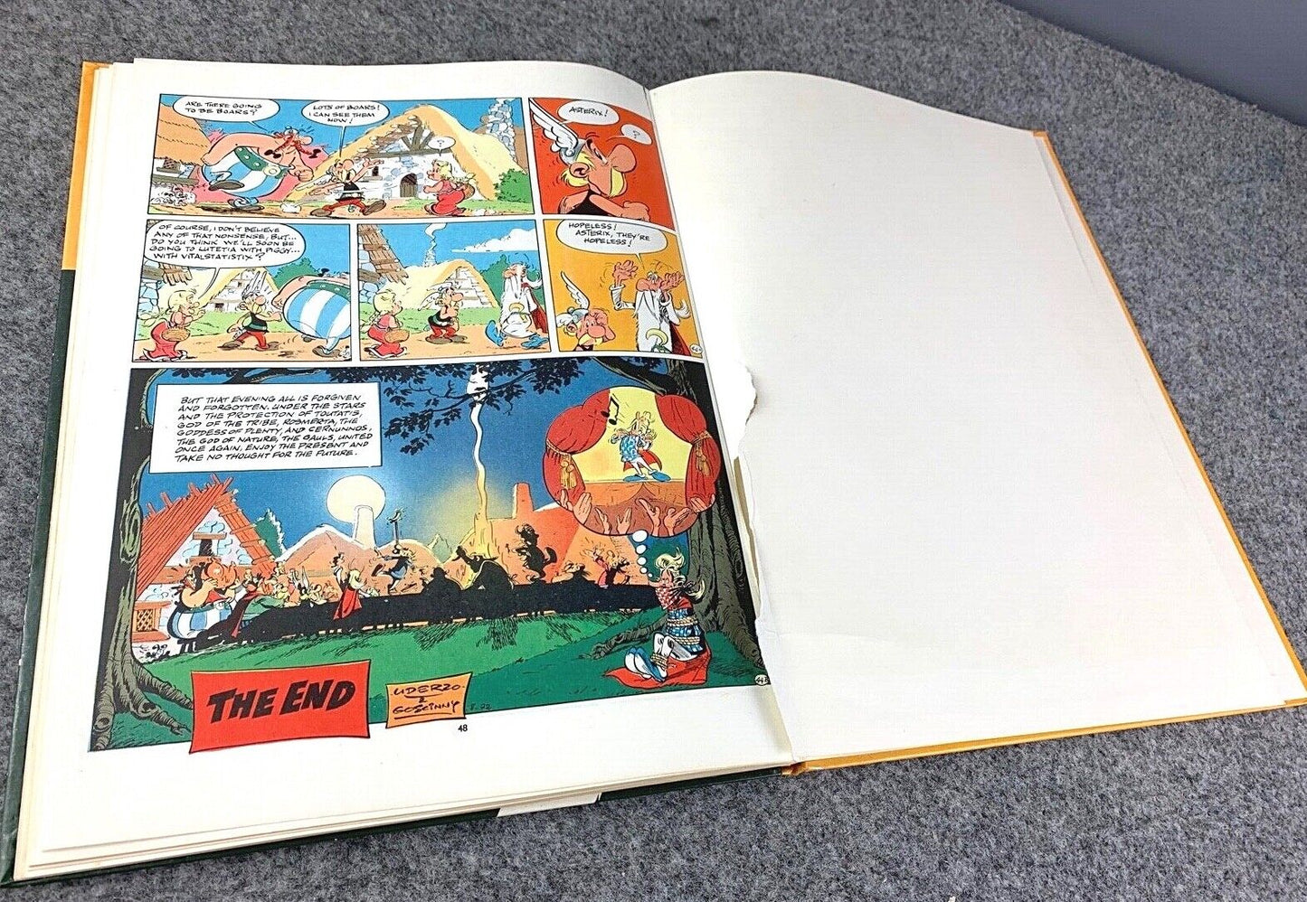 Asterix & the Soothsayer - 1975 Brockhampton 1st UK Edition Hardback Book EO Uderzo