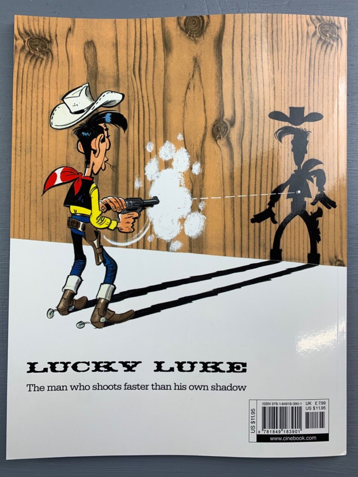 68 Bridge Over Mississippi Lucky Luke Cinebook Paperback UK Comic Book