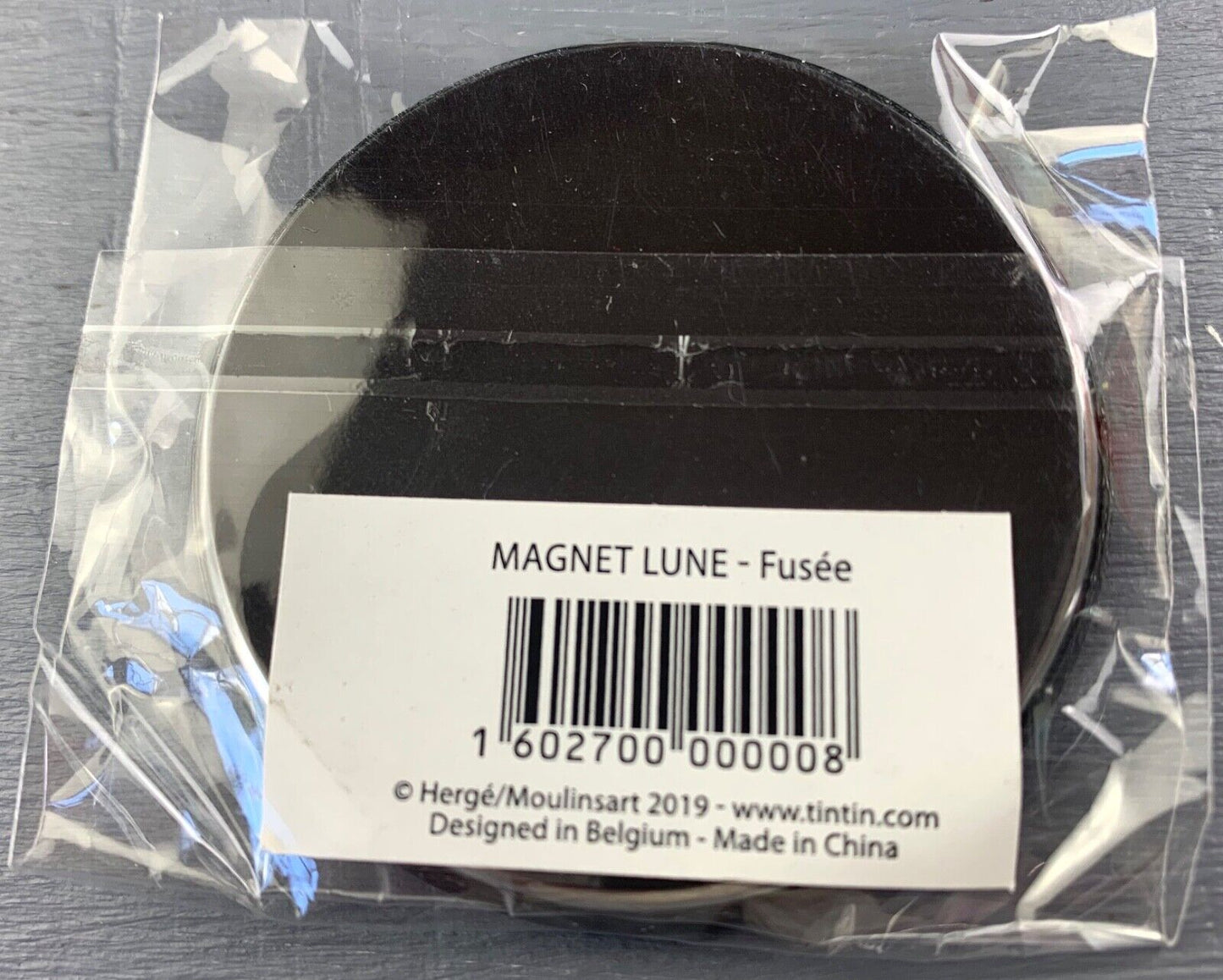 Moon Rocket - Moulinsart Tintin Scene Fridge Magnets 5.5cm