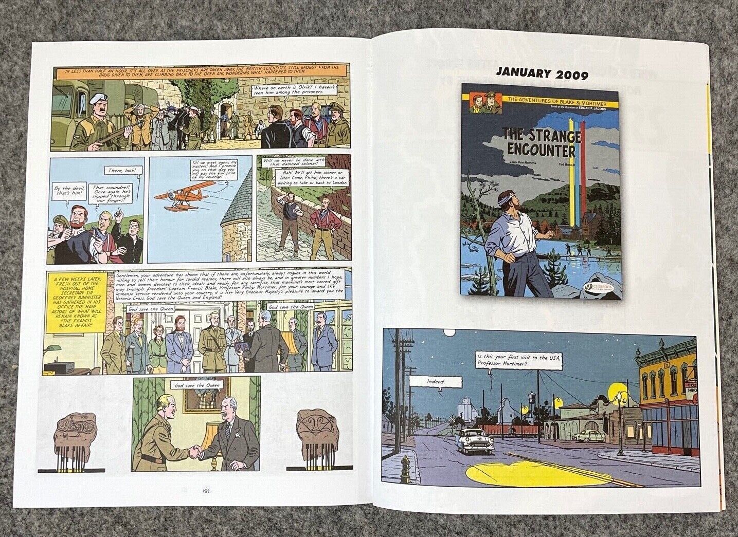 The Francis Blake Affair - Blake & Mortimer Comic Volume 4 - Cinebook UK Paperback Edition