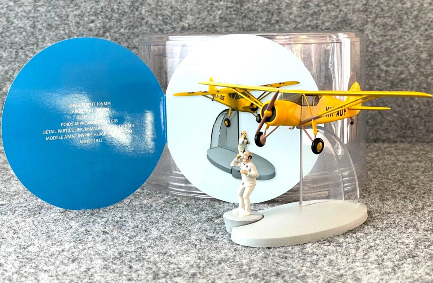 MOULINSART TINTIN Plane 29533 Albatros Recon: Red Sea Sharks Hachette Avion #13