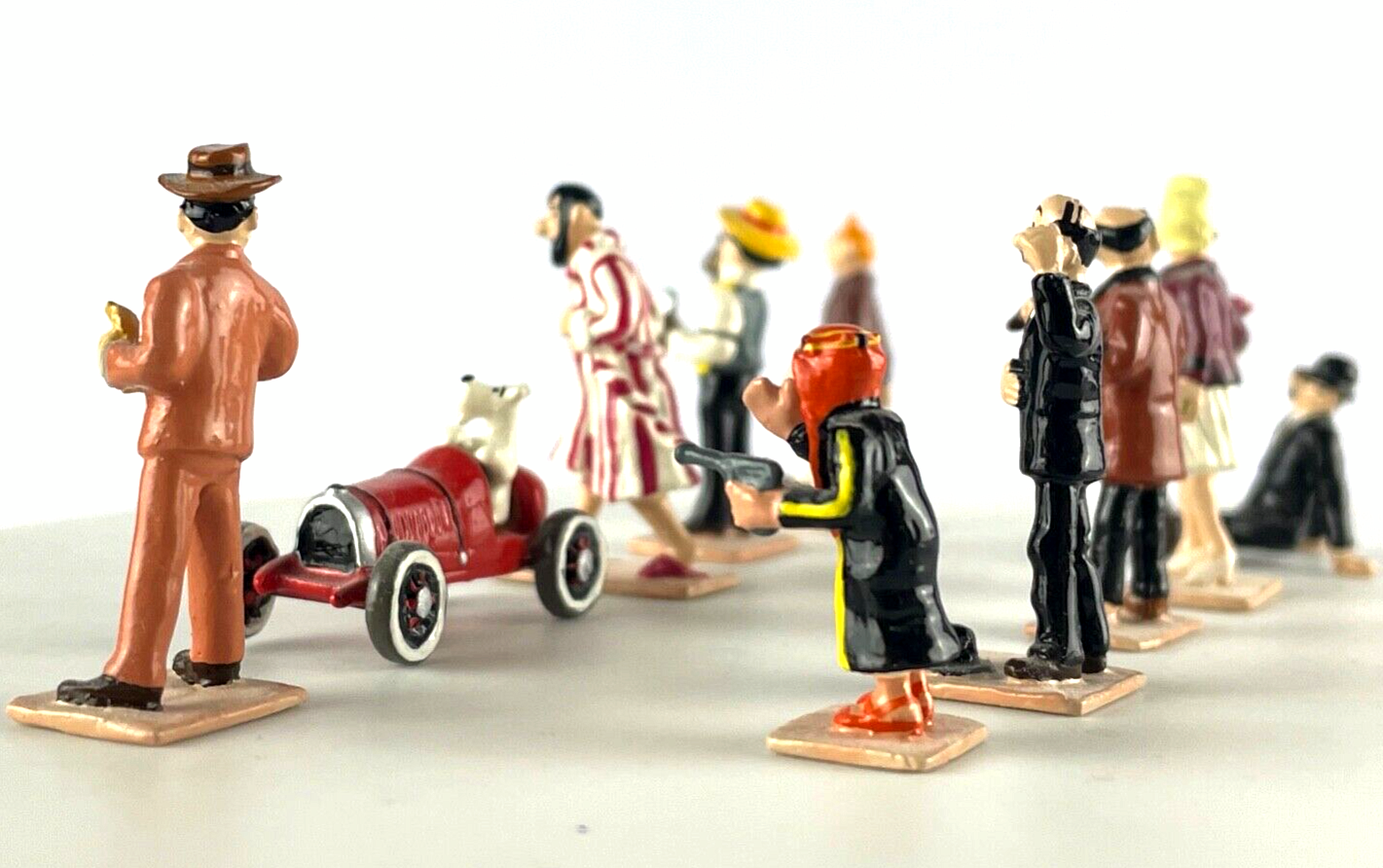 Pixi Mini Serie Tintin Set 46206 "Double Classique" 2004 10x Metal Figurines