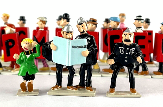 Pixi Mini Serie Tintin Set 46236 "Quick & Flupke Vendetta" 2008 28x Metal Figure