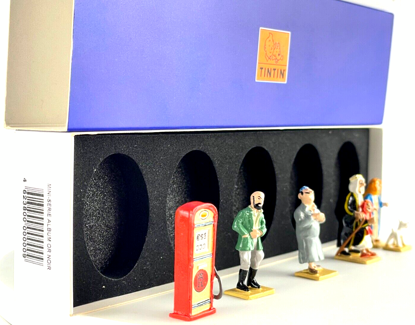 Pixi Mini Serie Tintin Set 46238 "Au Pays L' Or Noir" 2009 6x Metal Figurines