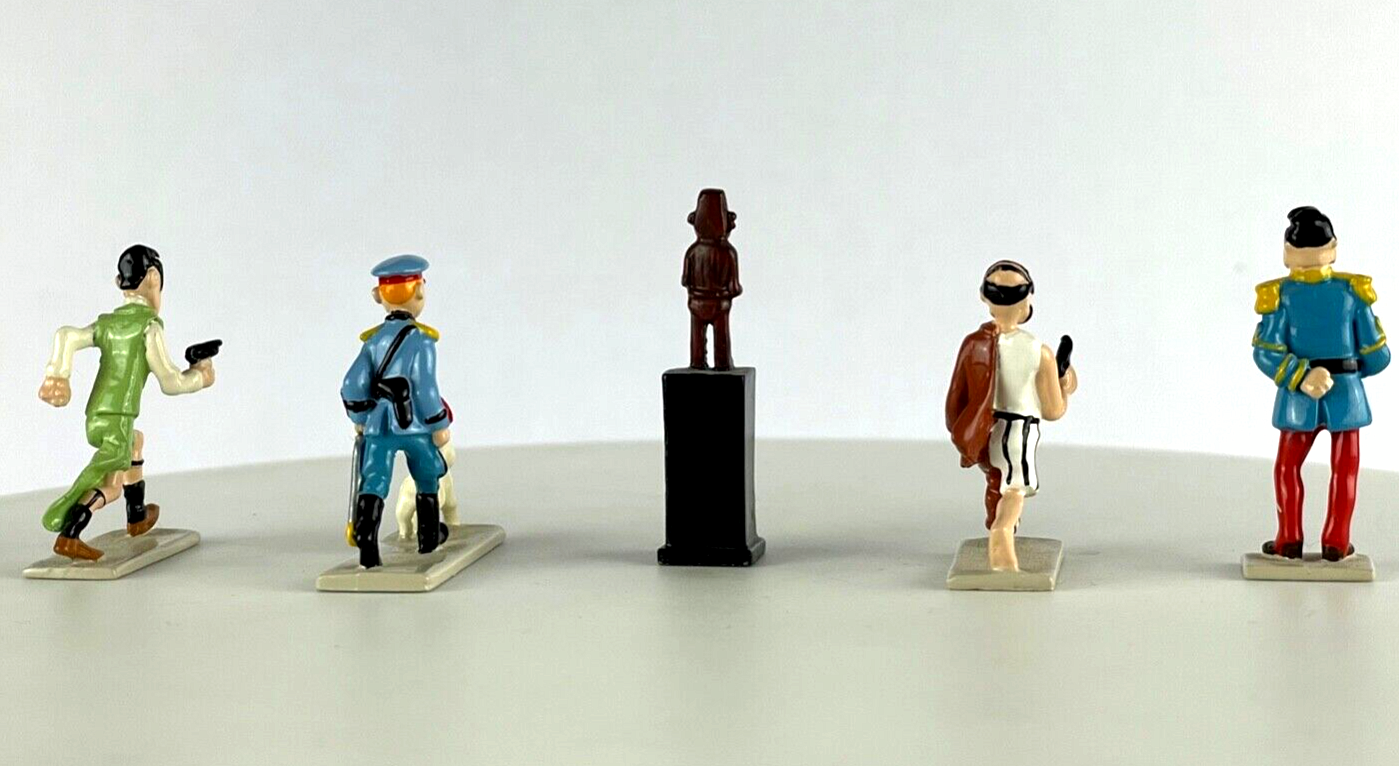 Pixi Mini Serie Tintin Set 2139 "L' Oreille Cassée" 1996 5x Metal Figurines RARE