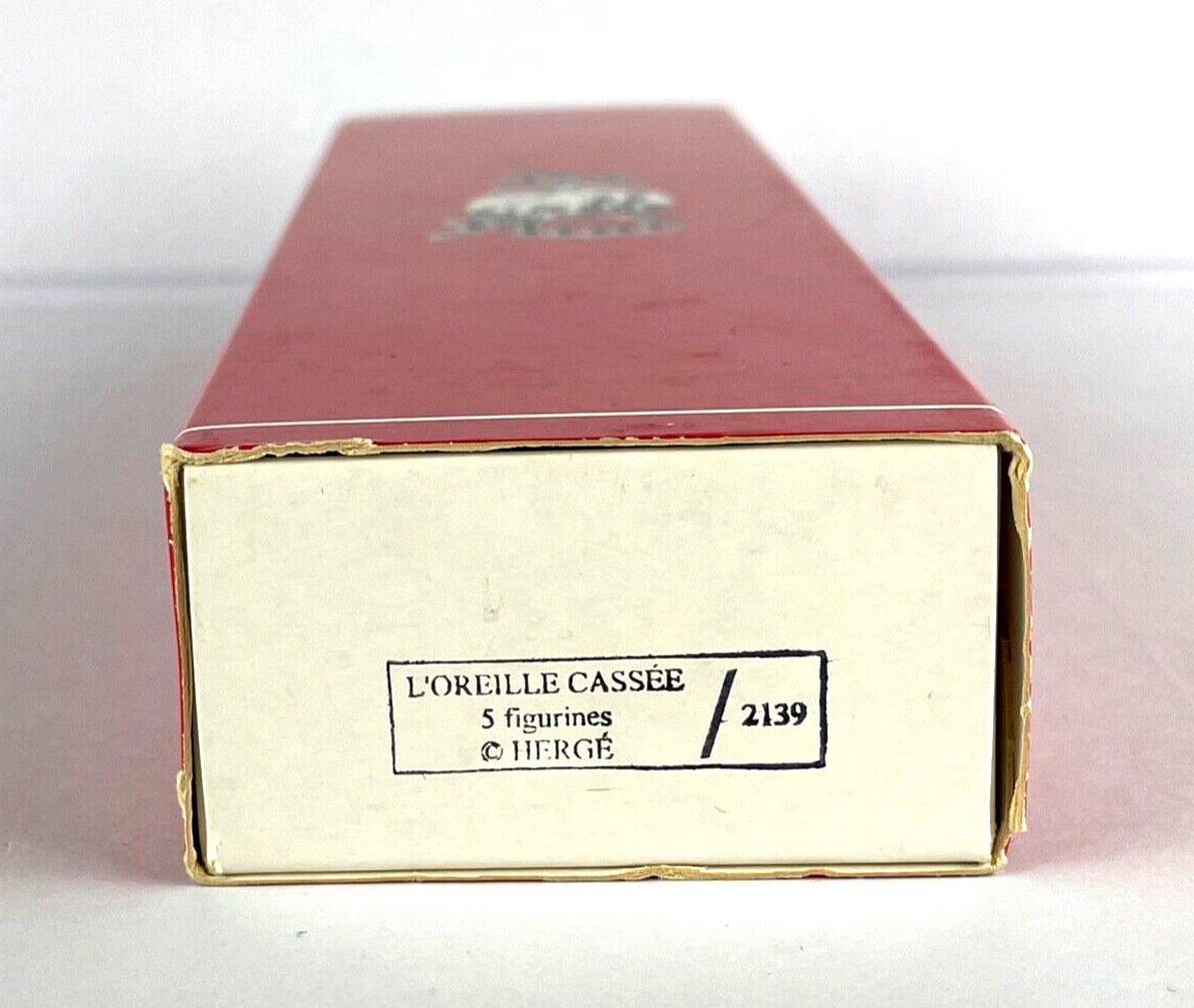 Pixi Mini Serie Tintin Set 2139 "L' Oreille Cassée" 1996 5x Metal Figurines RARE