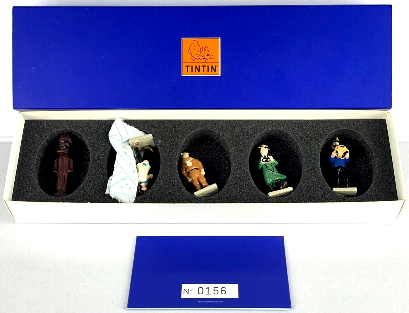 Pixi Mini Serie Tintin Set 46234 "La Tresor Rackhame" 2008 6x Metal Figurines