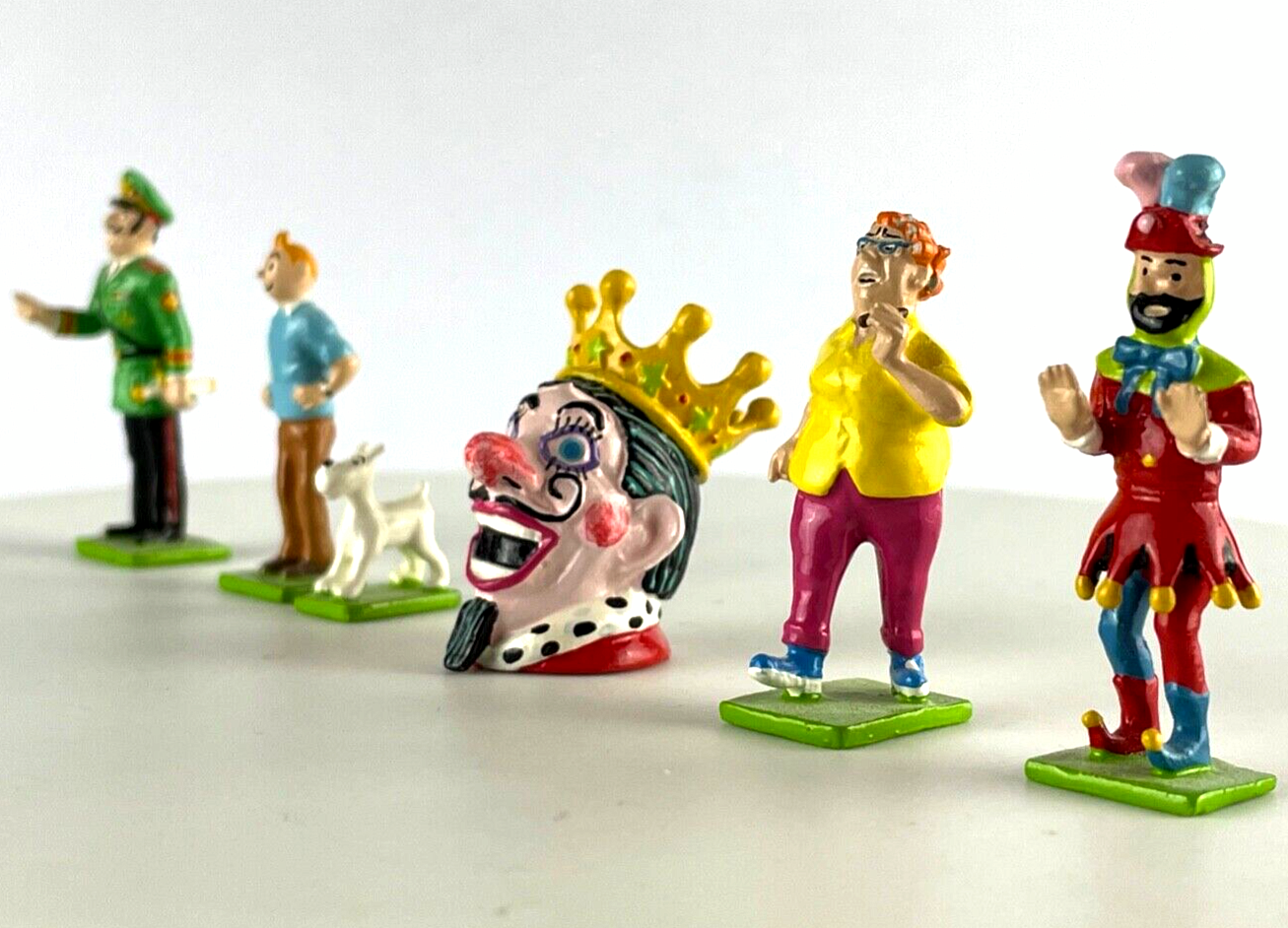 Pixi Mini Serie Tintin Set 46243 "Picaros" 2009 6x Metal Figurines RARE