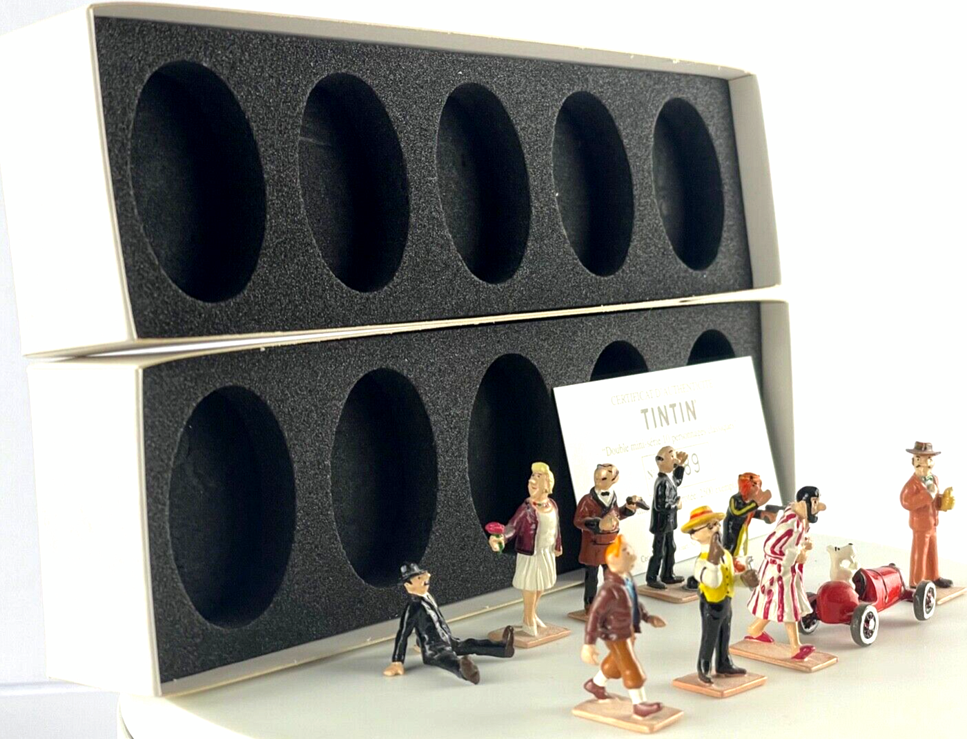 Pixi Mini Serie Tintin Set 46206 "Double Classique" 2004 10x Metal Figurines