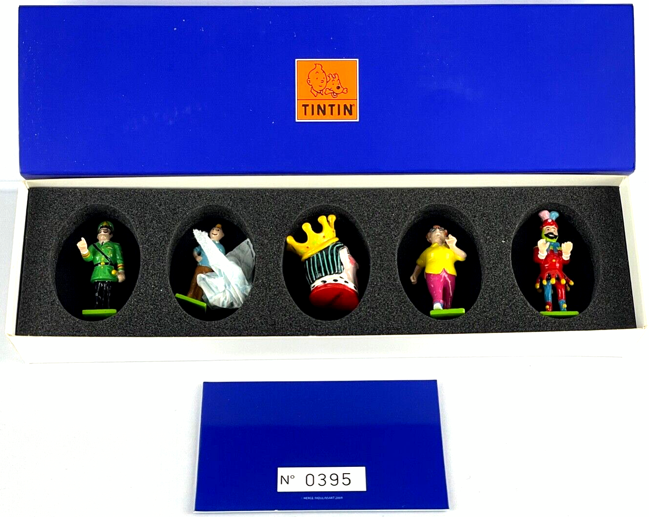 Pixi Mini Serie Tintin Set 46243 "Picaros" 2009 6x Metal Figurines RARE