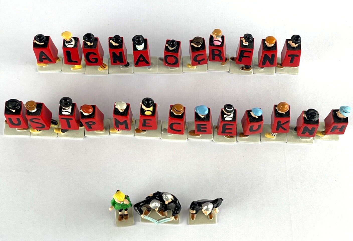 Pixi Mini Serie Tintin Set 46236 "Quick & Flupke Vendetta" 2008 28x Metal Figure