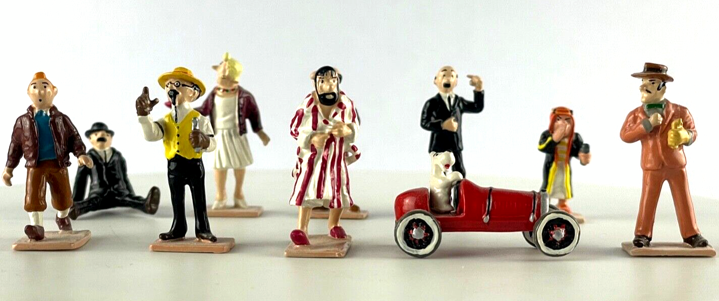 Pixi Mini Serie Tintin Set 46206 "Double Classique" 2004 10x Metal Figurines