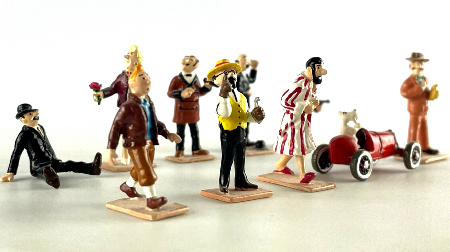 Pixi Mini Serie Tintin Set 46206 "Double Classique" 2004 10x Metal Figurines