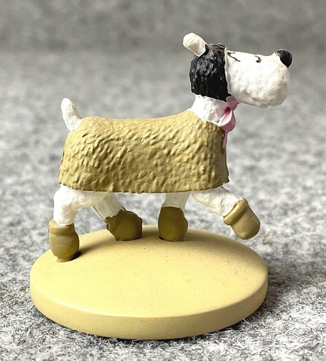 Tintin Figurine Officielle # 61 Wooly Snowy: Shooting Star Herge Resin Model