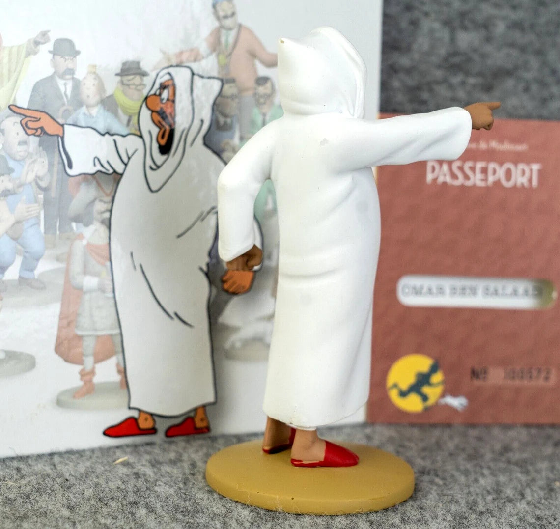 Tintin Figurines Officielle # 89 Omar Ben Salaad: Crab with the Golden Claws Herge model Moulinsart Figure