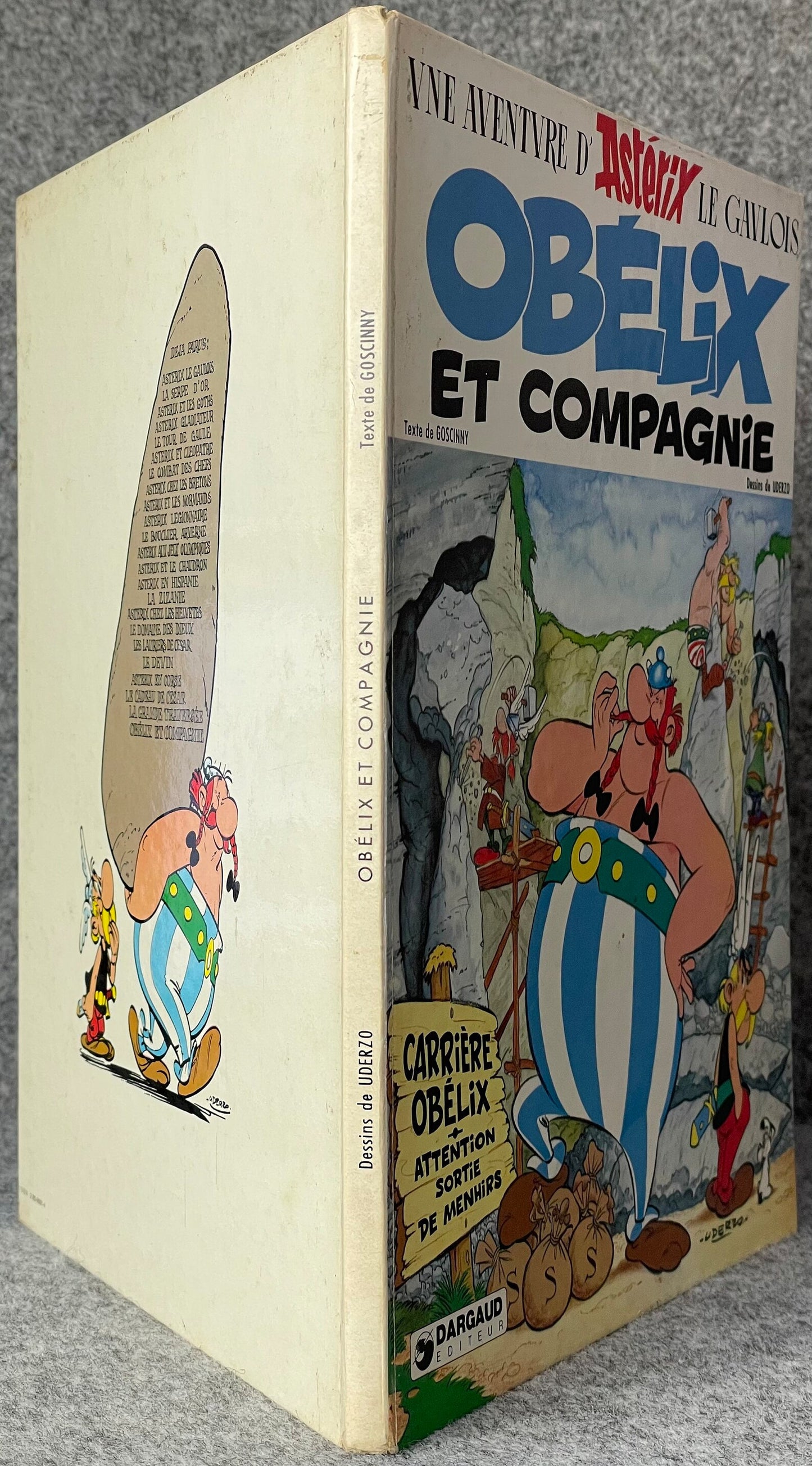 Obélix et Compagnie 1976 1st Belgian Edition Dargaud Hardback Asterix Book EO