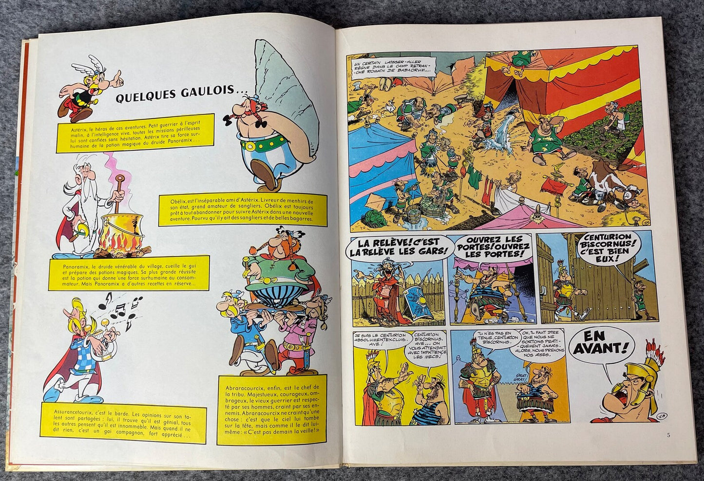 Obélix et Compagnie 1976 1st Belgian Edition Dargaud Hardback Asterix Book EO