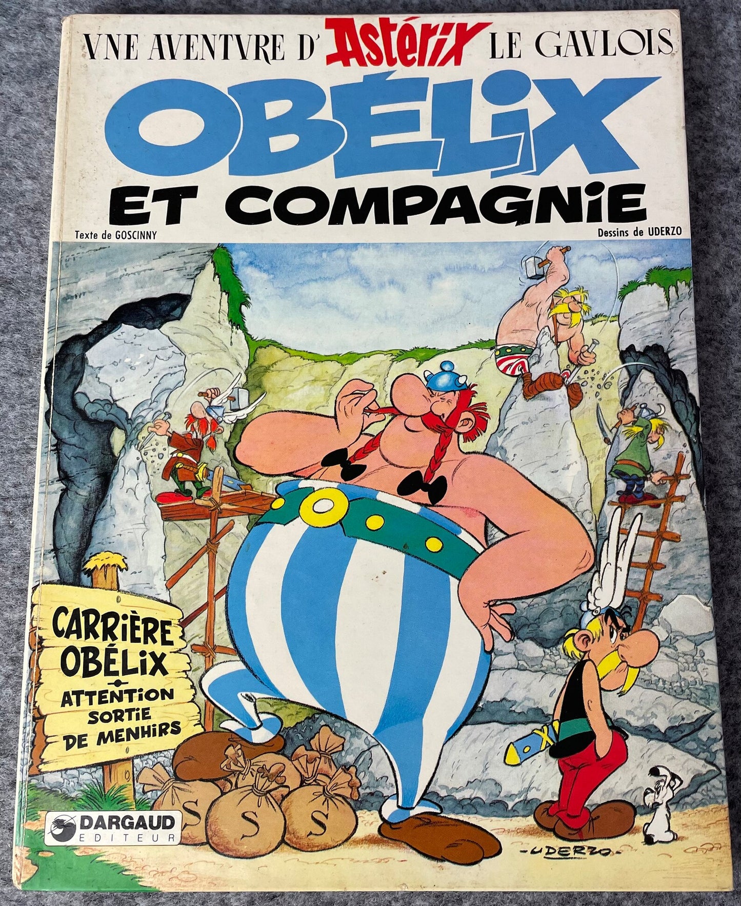 Obélix et Compagnie 1976 1st Belgian Edition Dargaud Hardback Asterix Book EO