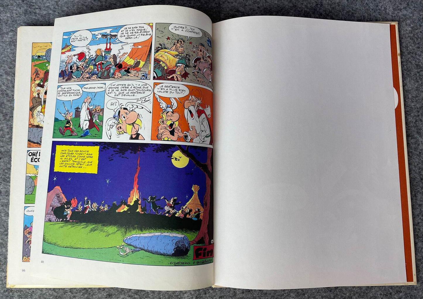 Obélix et Compagnie 1976 1st Belgian Edition Dargaud Hardback Asterix Book EO