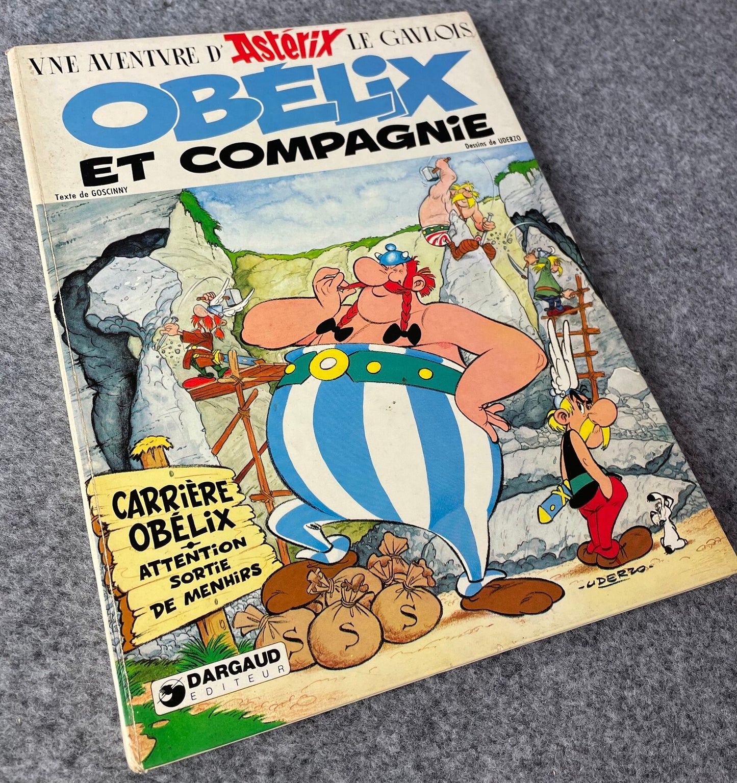 Obélix et Compagnie 1976 1st Belgian Edition Dargaud Hardback Asterix Book EO