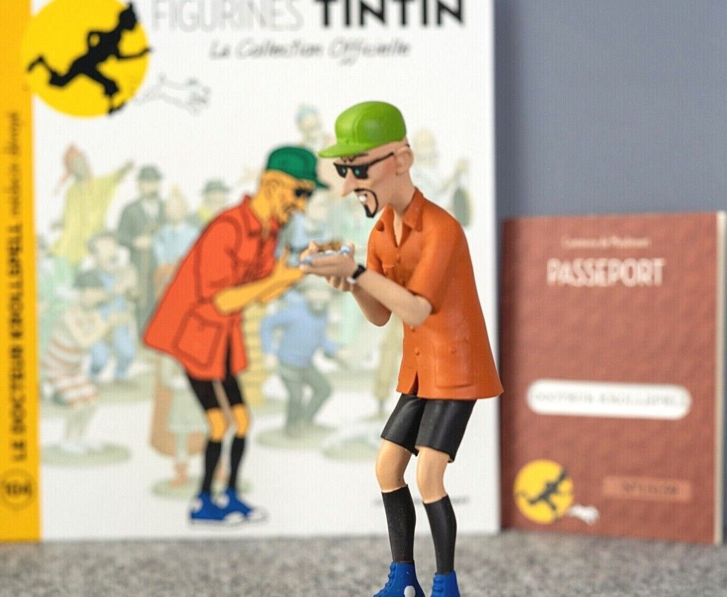 Tintin Figurines Officielle #104 Dr Krollspell: Flight 714 Herge model Moulinsart Figure