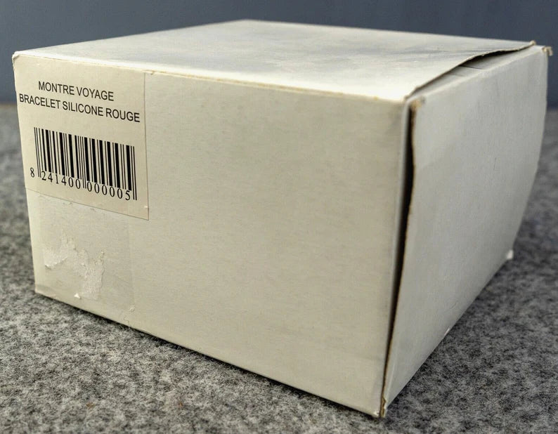 Moulinsart "Tintin Time" Watch 82414 Soviets Plane Red strap Ladies wristwatch