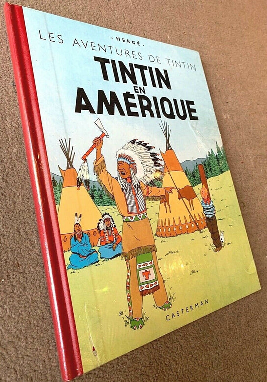 Tintin En Amerique - Rare Facsimile 1st Colour Edition Hardback Tintin Book 2002 Belge EO