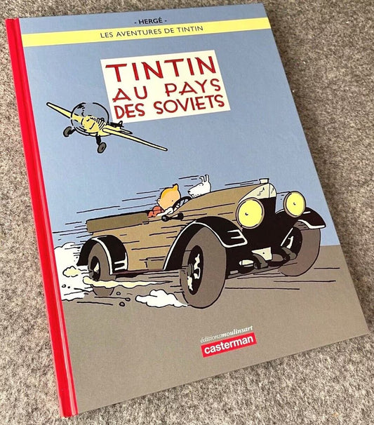 Tintin au pays des Soviets Casterman 2017 1st Colour Edition Hardback BELGIUM EO COMIC