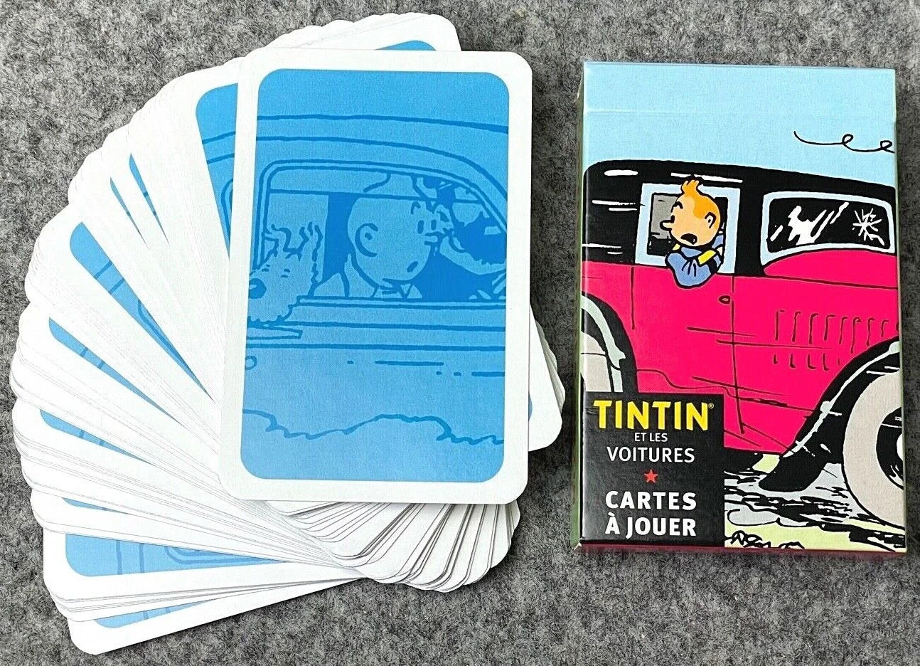Moulinsart Playing Card Set: Cars of Tintin Cards 0006 ML Hergé