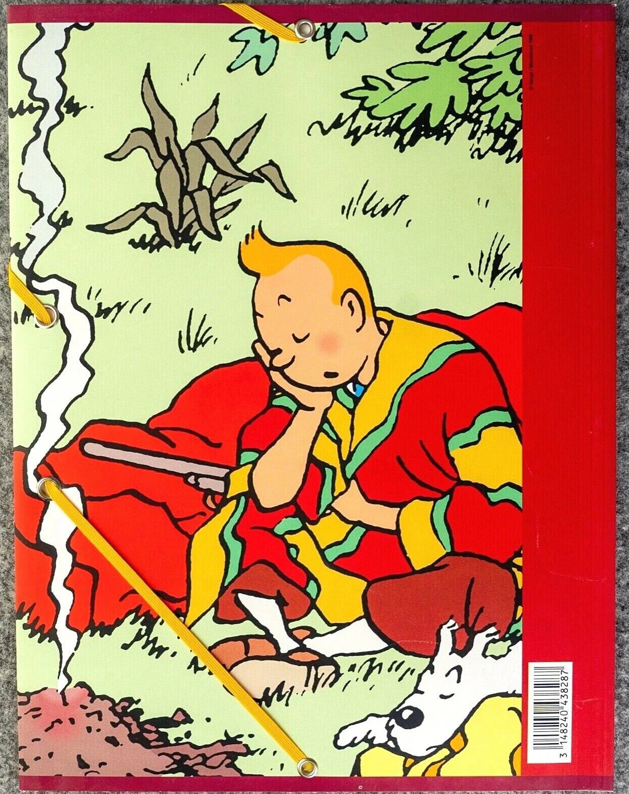 Moulinsart Tintin Green Folder - Prisoners of the Sun 1996 Edition