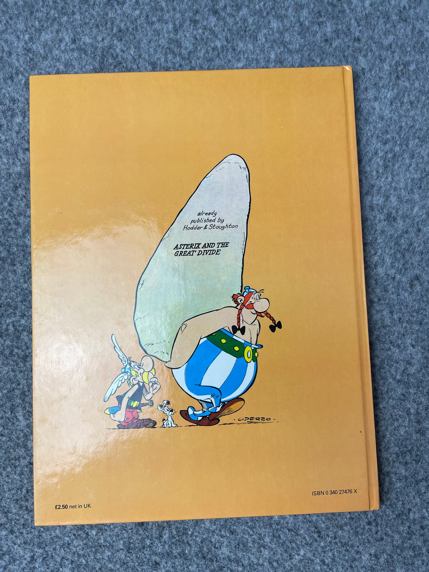 Asterix & The Black Gold 1982 Hodder/Stoughton 2nd UK Edition Rare HB Comic Book Uderzo