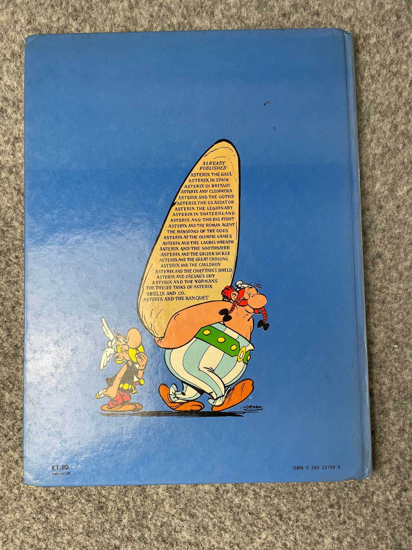 Asterix Obelix & Co 1979 Hodder/Stoughton 2nd UK Edition Rare HB Comic Book Uderzo