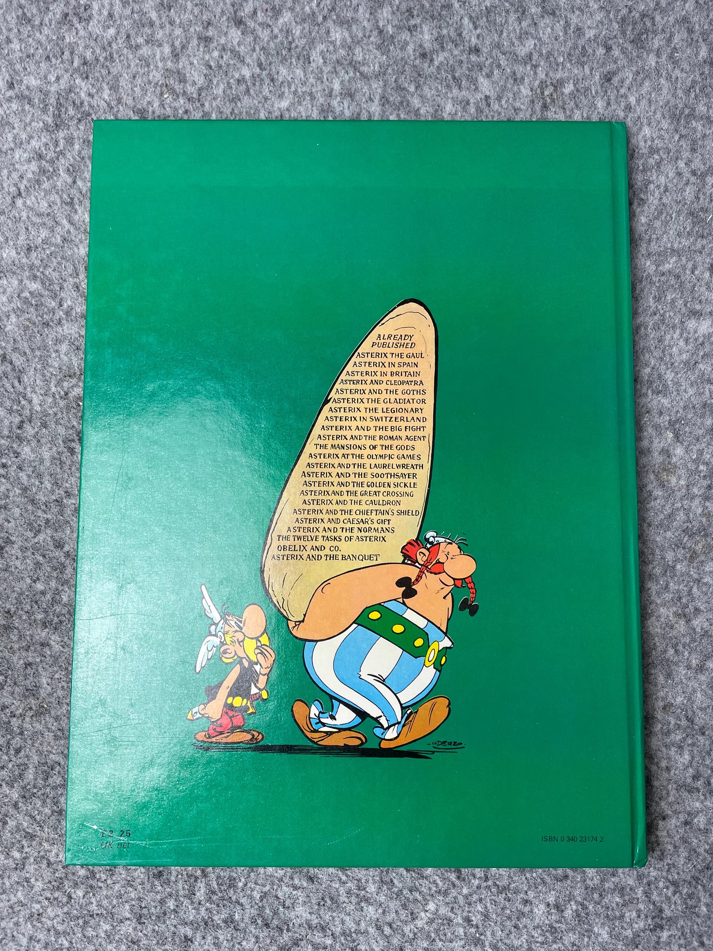 Asterix & The Banquet 1979 Hodder/Stoughton 2nd UK Edition Rare HB Book EO Uderzo