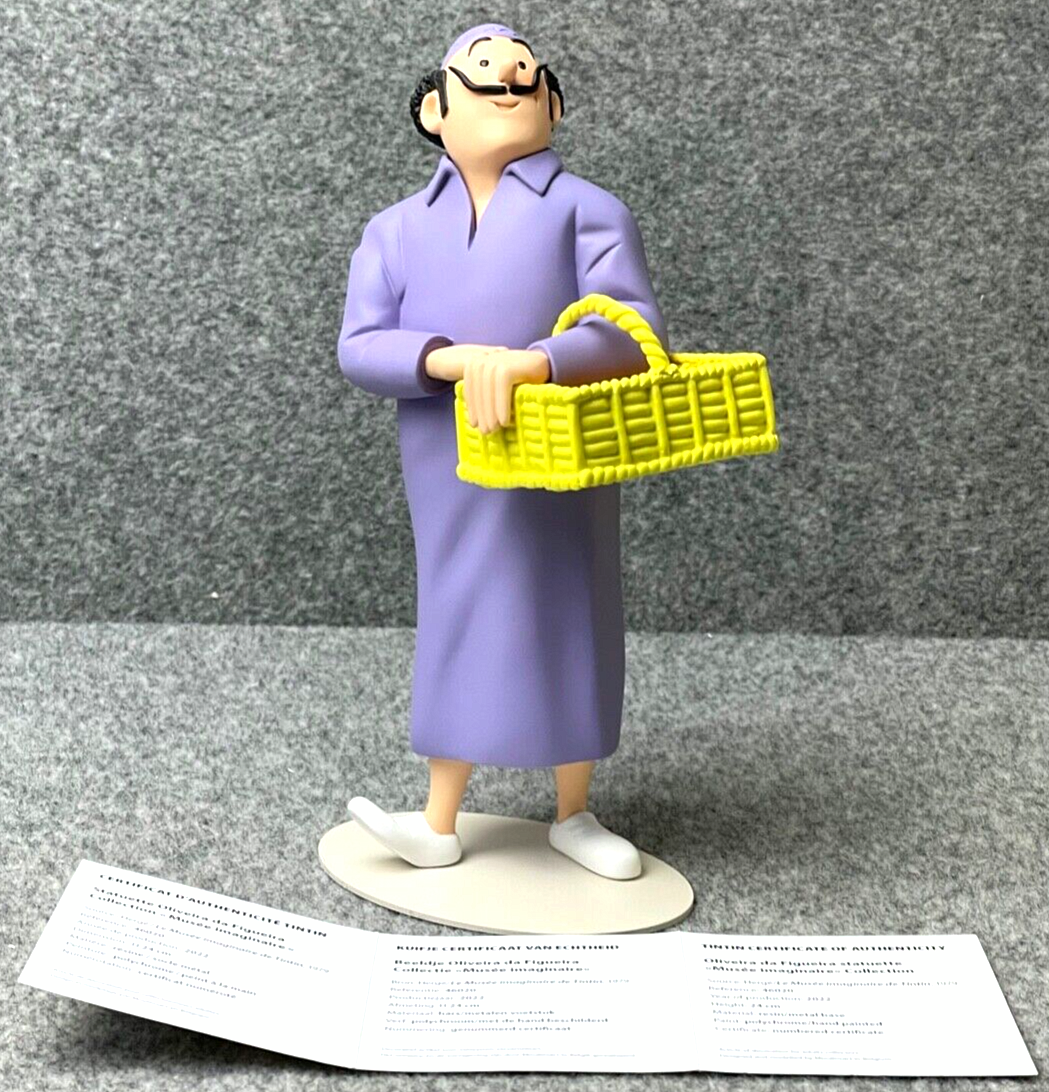 Statuette Moulinsart 46020 "Oliveira" Musee Imaginaire 2022 Tintin 24cm Resin Model
