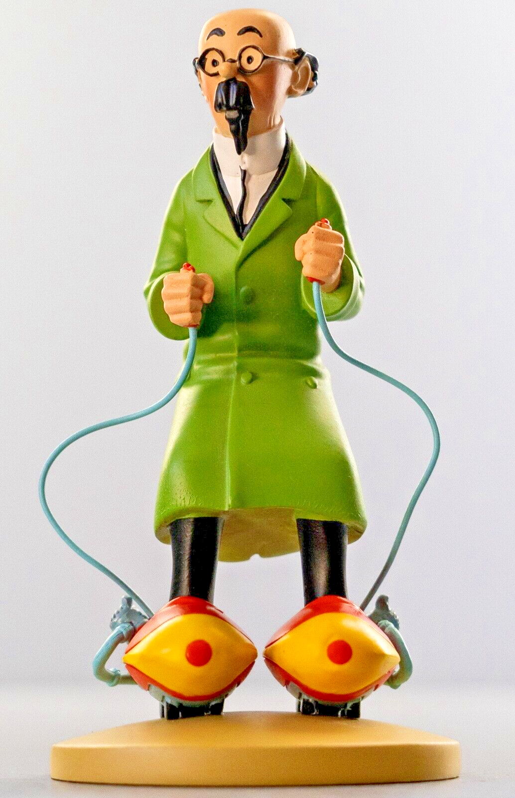Tintin Figurine Moulinsart 42197 Calculus on Motorskates 12cm Resin Figure 57