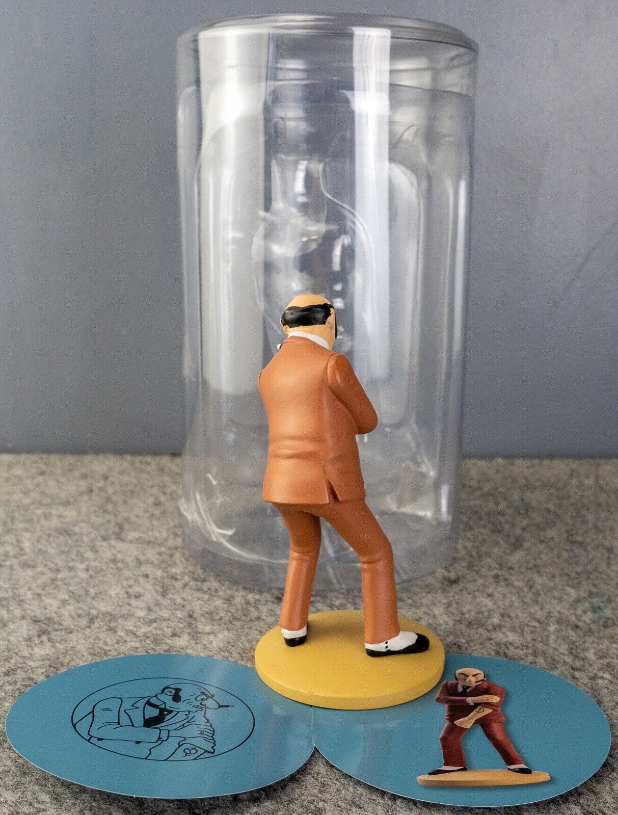 Tintin Figurine Moulinsart 42231 Rastapopoulos - Blue Lotus 12cm Resin Figure 9