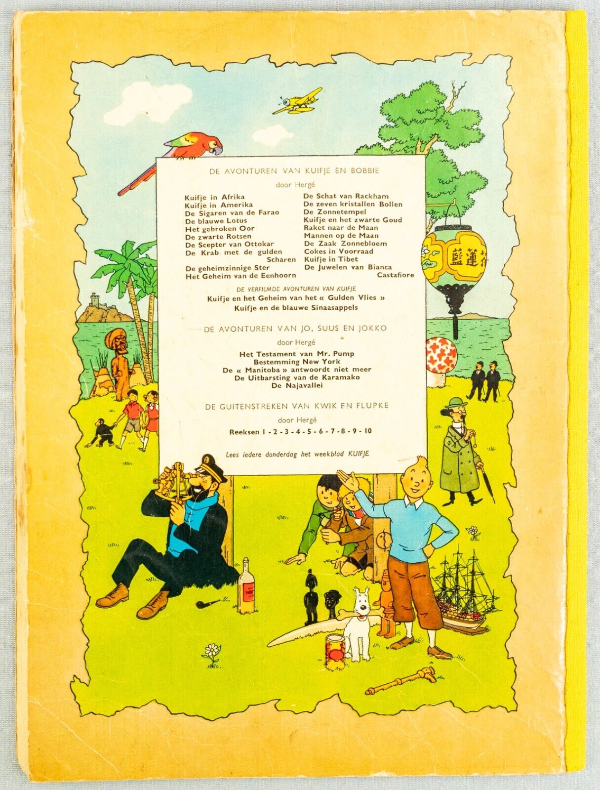 Kuifje: Cokes In Voorraad 1963 Casterman Early Dutch Paperback Edition Tintin by Herge