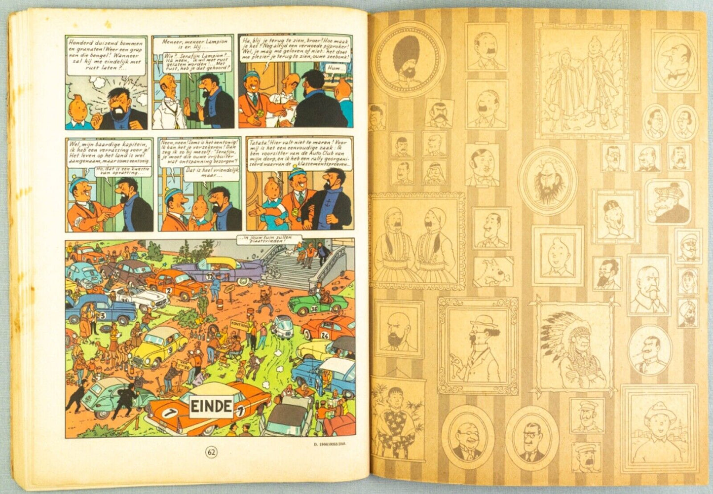 Kuifje: Cokes In Voorraad 1963 Casterman Early Dutch Paperback Edition Tintin by Herge