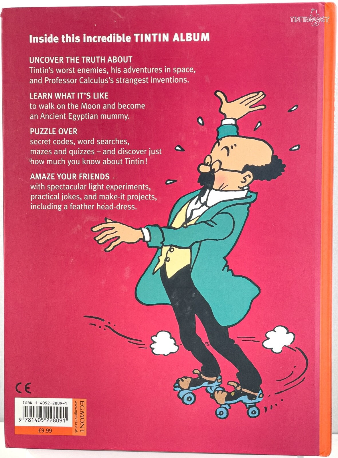 Tintin & Snowy Action Play Book Volume 2 - Hardback Egmont Edition