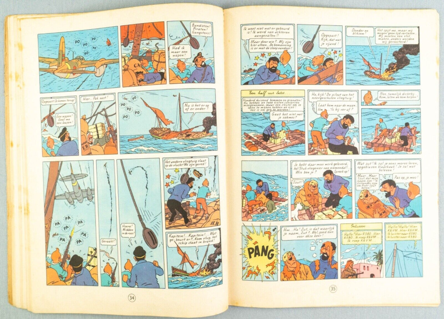 Kuifje: Cokes In Voorraad 1963 Casterman Early Dutch Paperback Edition Tintin by Herge
