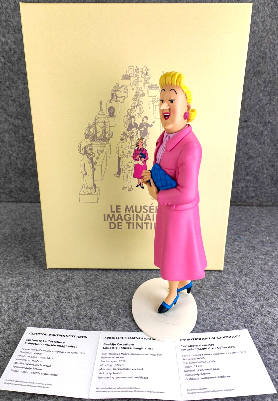 Statuette Moulinsart 46009 Bianca Castafiore: Musee Imaginaire 27cm 2019 Tintin Model Resin