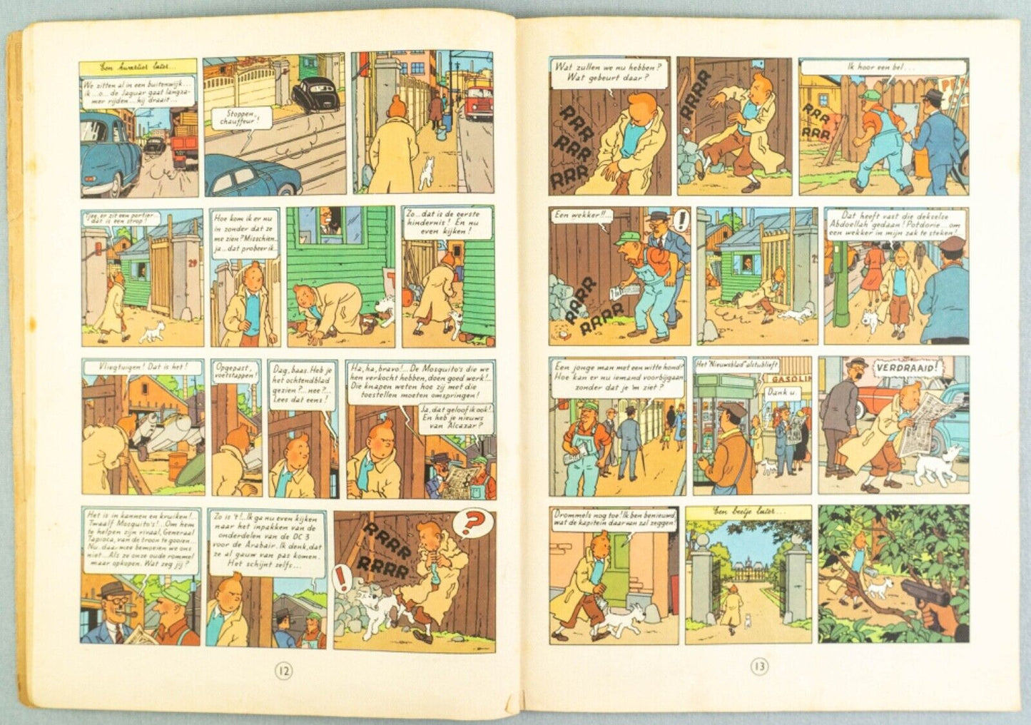 Kuifje: Cokes In Voorraad 1963 Casterman Early Dutch Paperback Edition Tintin by Herge