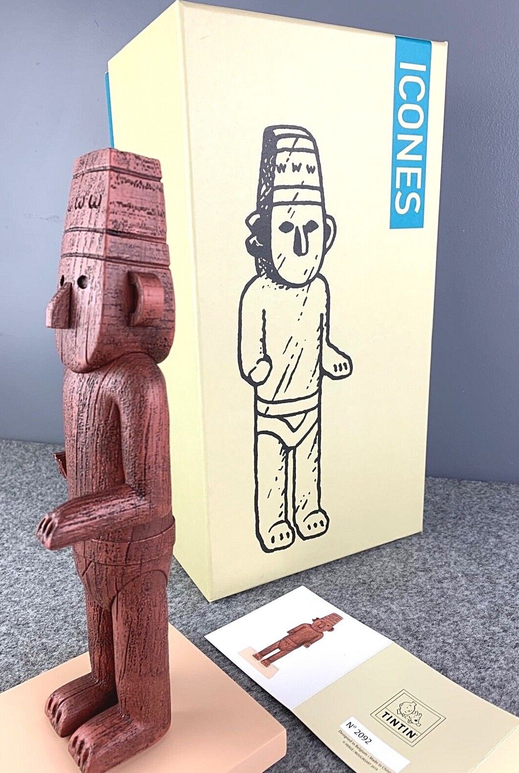 Statuette Moulinsart 46406 Arumbaya Fetish "Les Icones" 2019 Tintin 26.7cm Resin